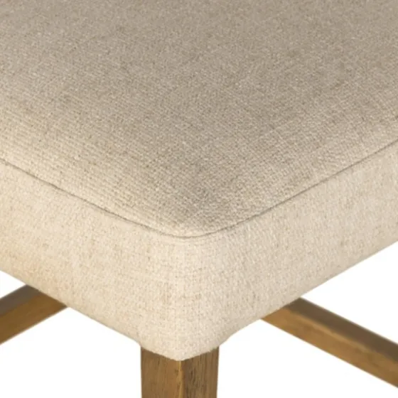 Winchester Tan Upholstered Wood Bar Stool-Kirkland's Home Sale