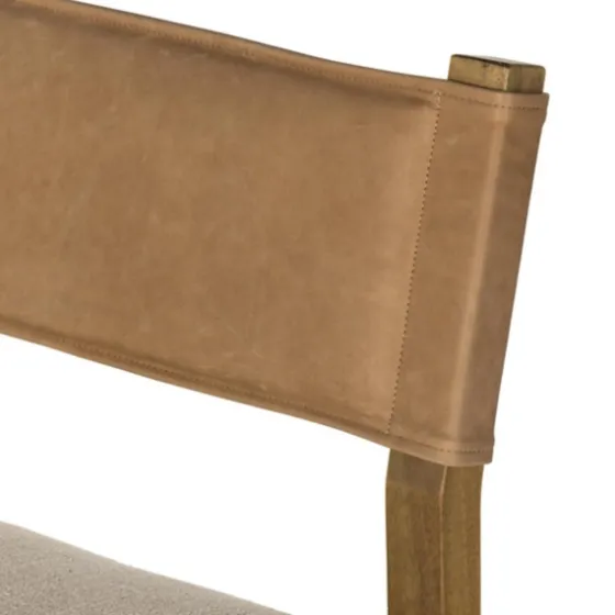 Winchester Tan Upholstered Wood Bar Stool-Kirkland's Home Sale