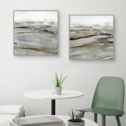 Windblown Sands Framed Canvas Art Prints, Set Of 2-Kirkland's Home Shop