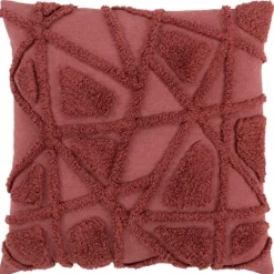 Wine Geo Tufted Throw Pillow-Kirkland's Home Online
