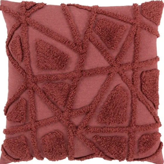 Wine Geo Tufted Throw Pillow-Kirkland's Home Online