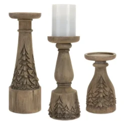 Winter Forest Candle Holders, Set Of 3-Kirkland's Home Best Sale