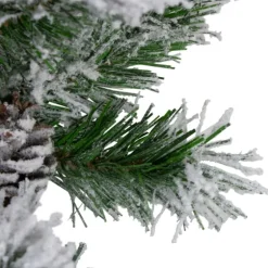 Wintergreen Flocked Pinecone Garland, 108 In.-Kirkland's Home Outlet