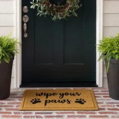 Wipe Your Paws Welcome Mat-Kirkland's Home Best Sale