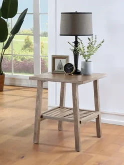 Wire Brushed Natural Accent Table-Kirkland's Home Outlet