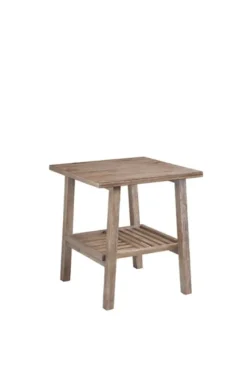 Wire Brushed Natural Accent Table-Kirkland's Home Outlet
