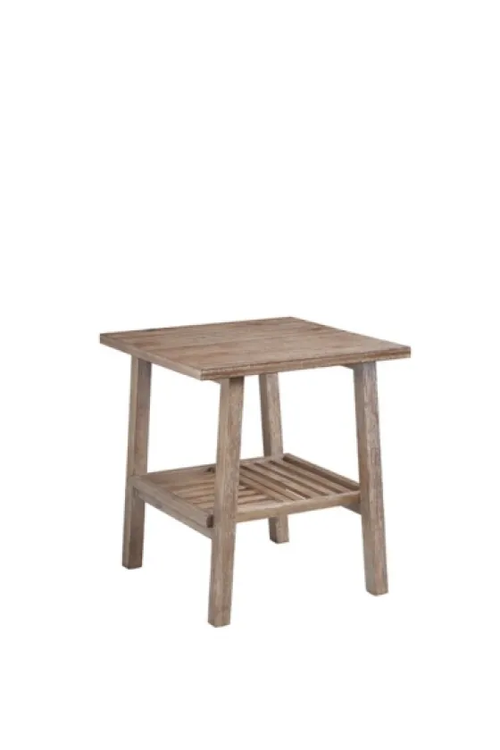 Wire Brushed Natural Accent Table-Kirkland's Home Outlet