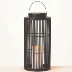 Wire Lantern With Solar Powered Led Candle-Kirkland's Home New