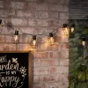 Wire Round Cage Solar Outdoor String Lights-Kirkland's Home Store