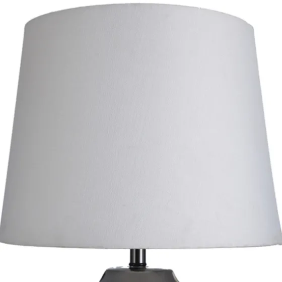 Wire-Brushed Silver And Brown Column Table Lamp-Kirkland's Home Hot