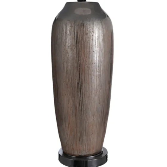 Wire-Brushed Silver And Brown Column Table Lamp-Kirkland's Home Hot