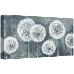 Wishing Blue Light Canvas Art Print, 54X27 In.-Kirkland's Home Fashion