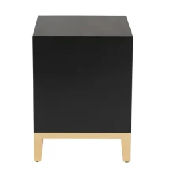 Wood & Gold Accent 2-Drawer Nightstand-Kirkland's Home Clearance