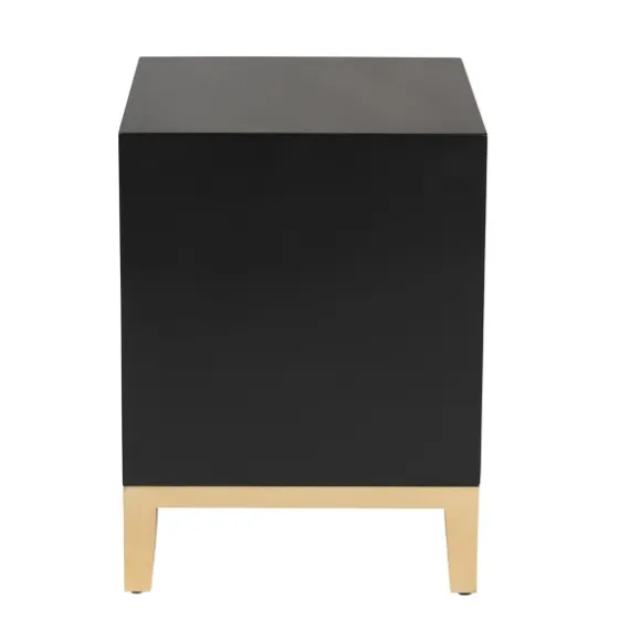 Wood & Gold Accent 2-Drawer Nightstand-Kirkland's Home Clearance