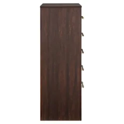 Wood & Gold Hardware 5-Drawer Chest-Kirkland's Home Cheap