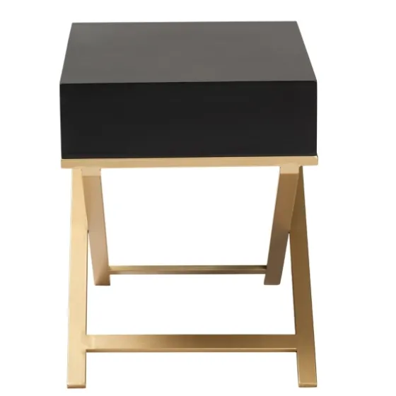 Wood & Gold X-Base Nightstand-Kirkland's Home Best