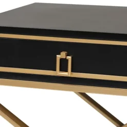 Wood & Gold X-Base Nightstand-Kirkland's Home Best