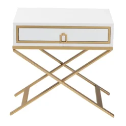 Wood & Gold X-Base Nightstand-Kirkland's Home New