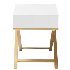 Wood & Gold X-Base Nightstand-Kirkland's Home New