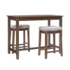 Wood & Upholstered Stools 3-Pc. Dining Set-Kirkland's Home Cheap