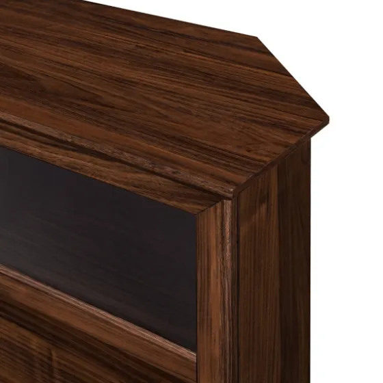 Wood Alcove Doors Led Fireplace Media Cabinet-Kirkland's Home Outlet