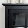 Wood And Glass Buffet Cabinet-Kirkland's Home Shop