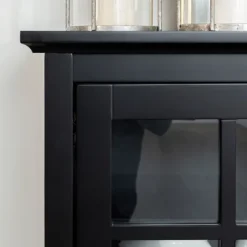 Wood And Glass Buffet Cabinet-Kirkland's Home Shop