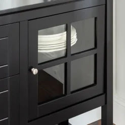 Wood And Glass Buffet Cabinet-Kirkland's Home Shop