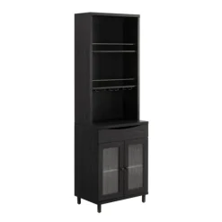 Wood And Glass 2-Door Bar Cabinet-Kirkland's Home Flash Sale