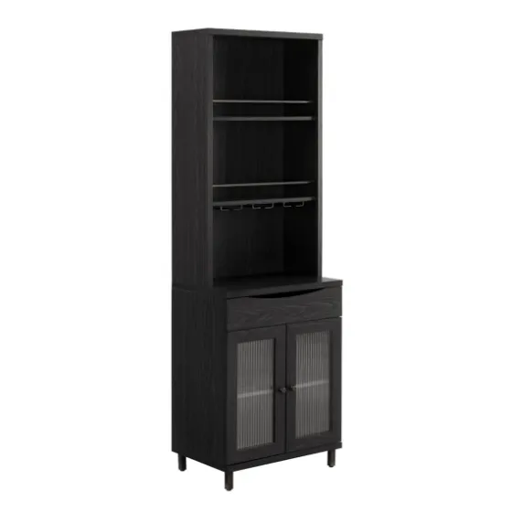 Wood And Glass 2-Door Bar Cabinet-Kirkland's Home Flash Sale