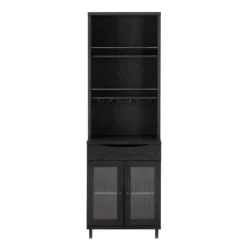 Wood And Glass 2-Door Bar Cabinet-Kirkland's Home Flash Sale