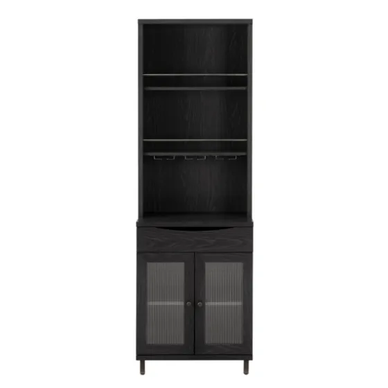 Wood And Glass 2-Door Bar Cabinet-Kirkland's Home Flash Sale