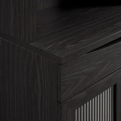 Wood And Glass 2-Door Bar Cabinet-Kirkland's Home Flash Sale