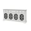Wood And Glass 4-Door Media Cabinet-Kirkland's Home Clearance