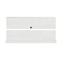 Wood And Glass 4-Door Media Cabinet-Kirkland's Home Clearance