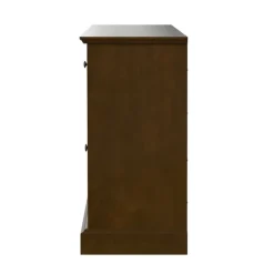 Wood And Glass 4-Door Media Cabinet-Kirkland's Home Flash Sale