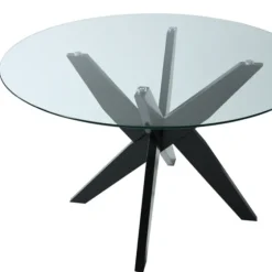 Wood And Glass X-Base Dining Table-Kirkland's Home Discount