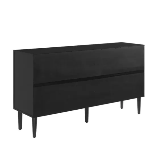 Wood And Gold 4-Door Cabinet-Kirkland's Home New