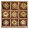 Wood And Gold Tic Tac Toe Game Set-Kirkland's Home Sale