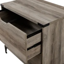 Wood And Iron Accent Filing Cabinet-Kirkland's Home Hot