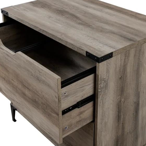 Wood And Iron Accent Filing Cabinet-Kirkland's Home Hot