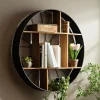 Wood And Iron Bicycle Wheel Shelf-Kirkland's Home Outlet