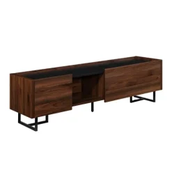 Wood And Metal 2-Door Media Console-Kirkland's Home Flash Sale