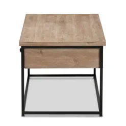 Wood And Metal 2-Drawer Coffee Table-Kirkland's Home Cheap