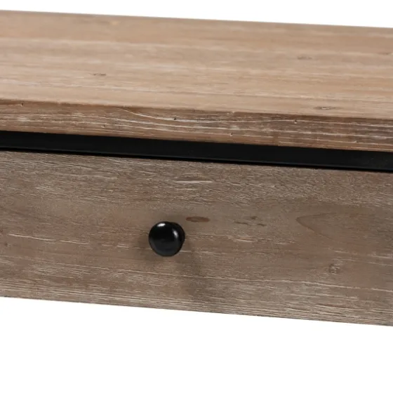 Wood And Metal 2-Drawer Coffee Table-Kirkland's Home Cheap