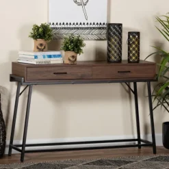 Wood And Metal 2-Drawer Console Table-Kirkland's Home Cheap