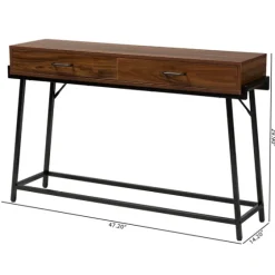 Wood And Metal 2-Drawer Console Table-Kirkland's Home Cheap