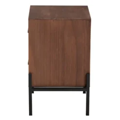 Wood And Metal 2-Drawer Nightstand-Kirkland's Home Cheap