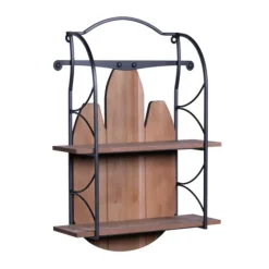 Wood And Metal Farmhouse Sled Wall Shelf-Kirkland's Home Sale