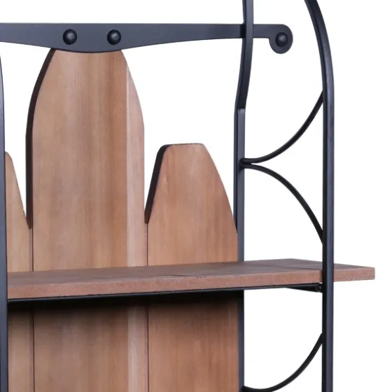 Wood And Metal Farmhouse Sled Wall Shelf-Kirkland's Home Sale